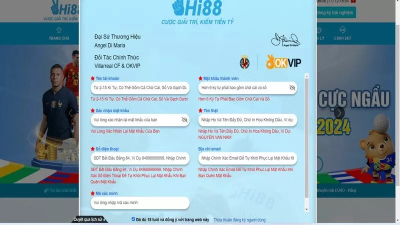 Hướng dẫn đăng k&yacute; th&agrave;nh vi&ecirc;n m&agrave; người mới n&ecirc;n tham khảo