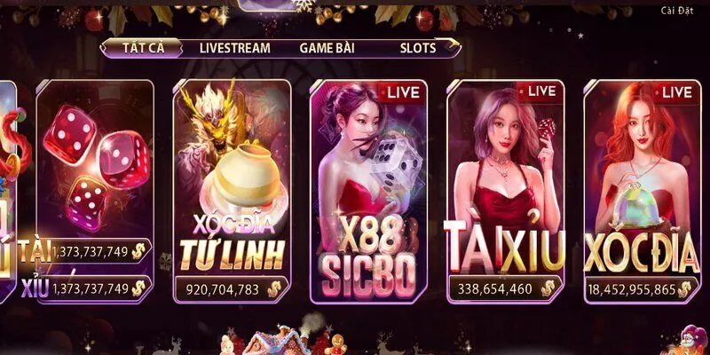 Sảnh game b&agrave;i thu h&uacute;t nhiều hội vi&ecirc;n&nbsp;